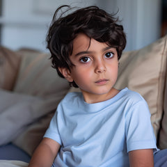 السماء الزرقاء الأساسية التي شيرت