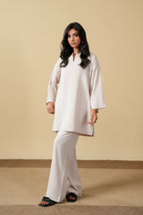 Beige Linen Co-Ord Set