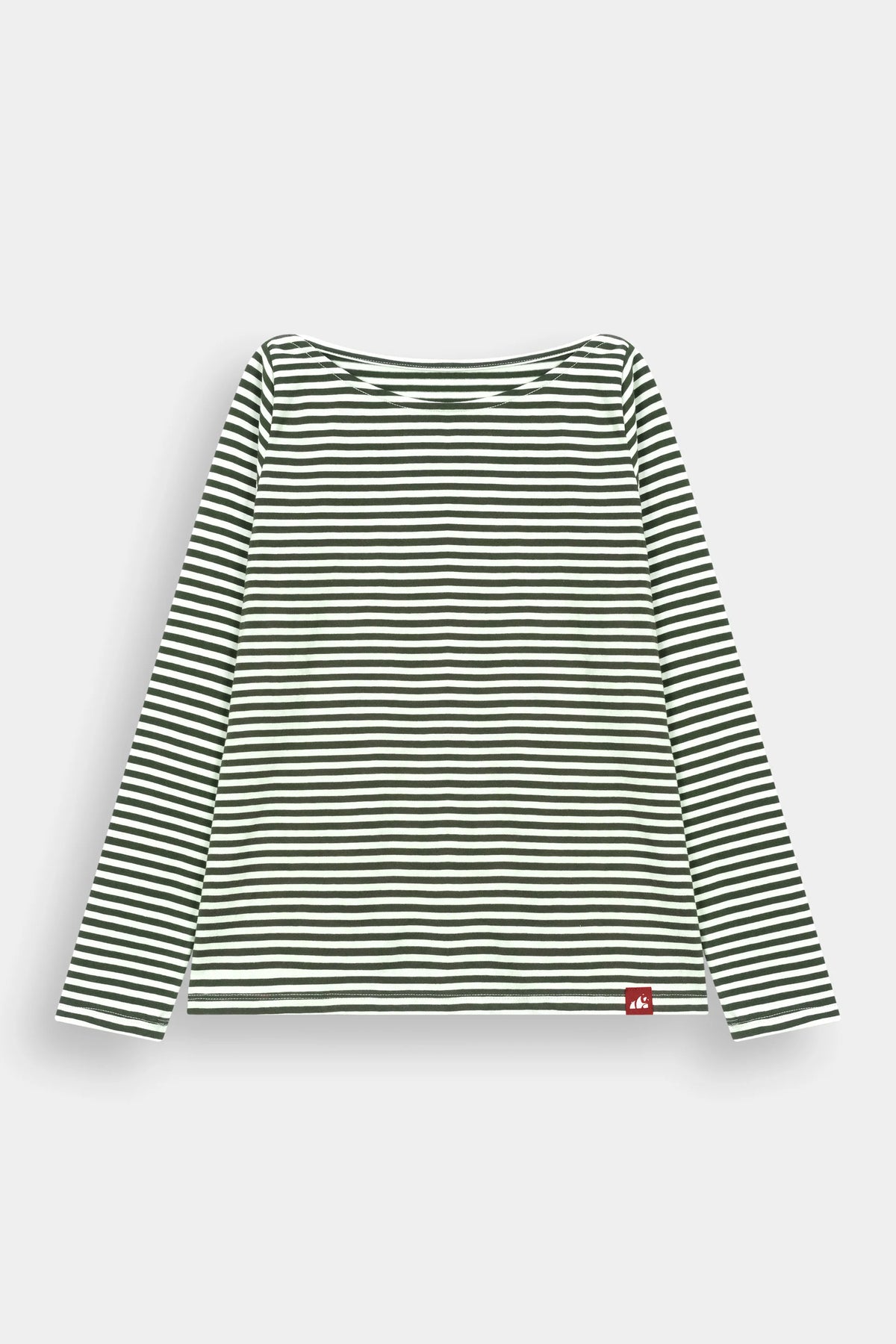 Essential Boat Neck Stripe Tee