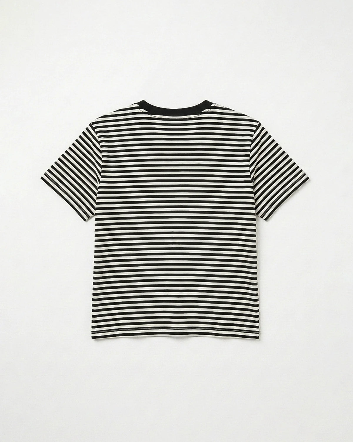 women's stripe tee - black