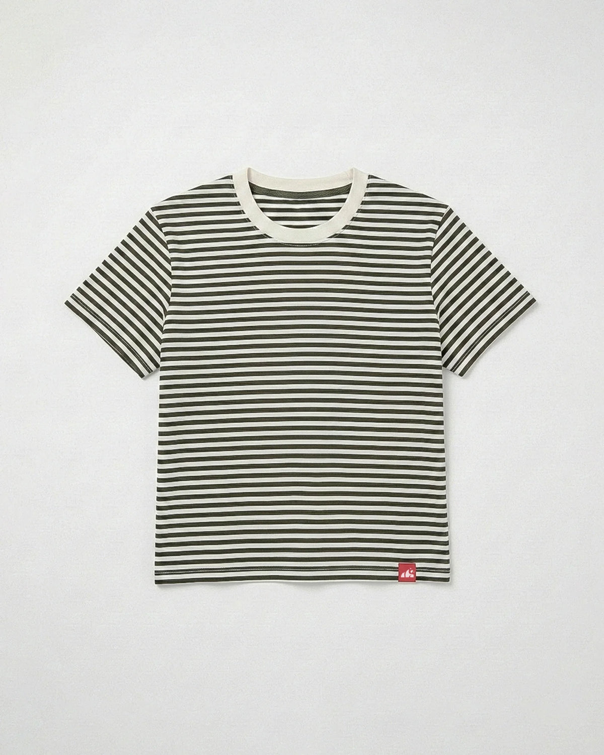 women's stripe tee - olive