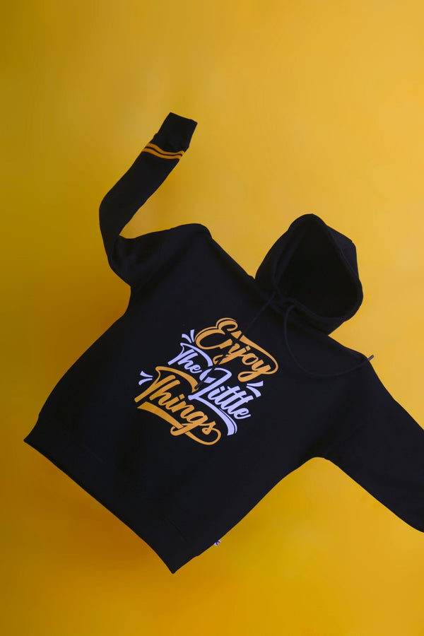 Every Little Things - Black Hoodie - Panda™ Clothing